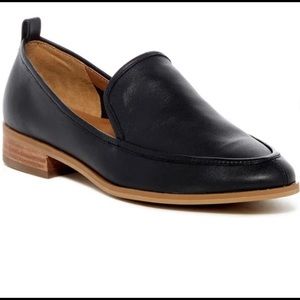 Susana Black Leather Loafers